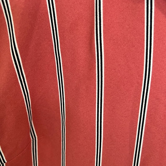 Express Women’s Striped Button Front Shirt Dress - Size Medium - Picture 2 of 7